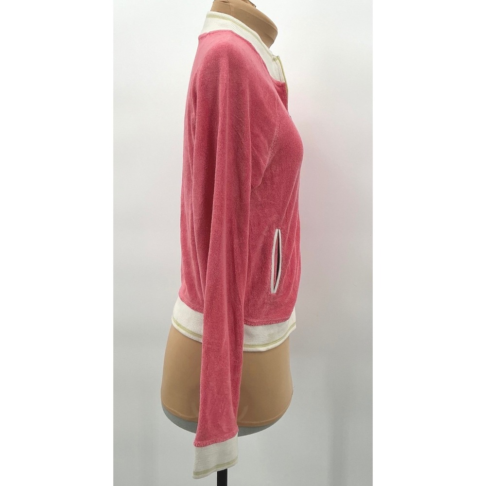 Victoria's Secret Pink Terrycloth Full Zip Y2K Jacket Women's Small - Picture 14 of 14